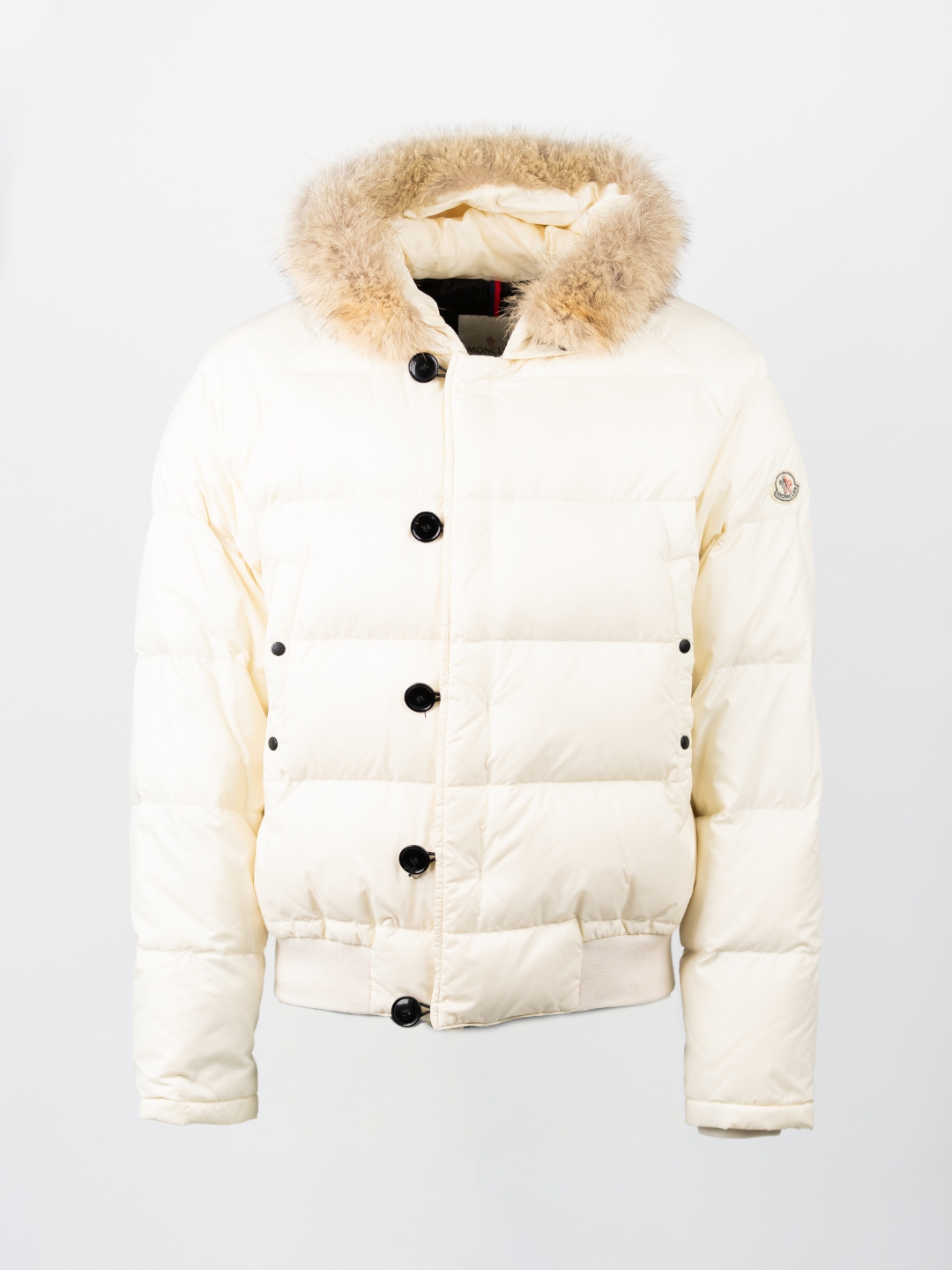White Fur Puffer Jacket