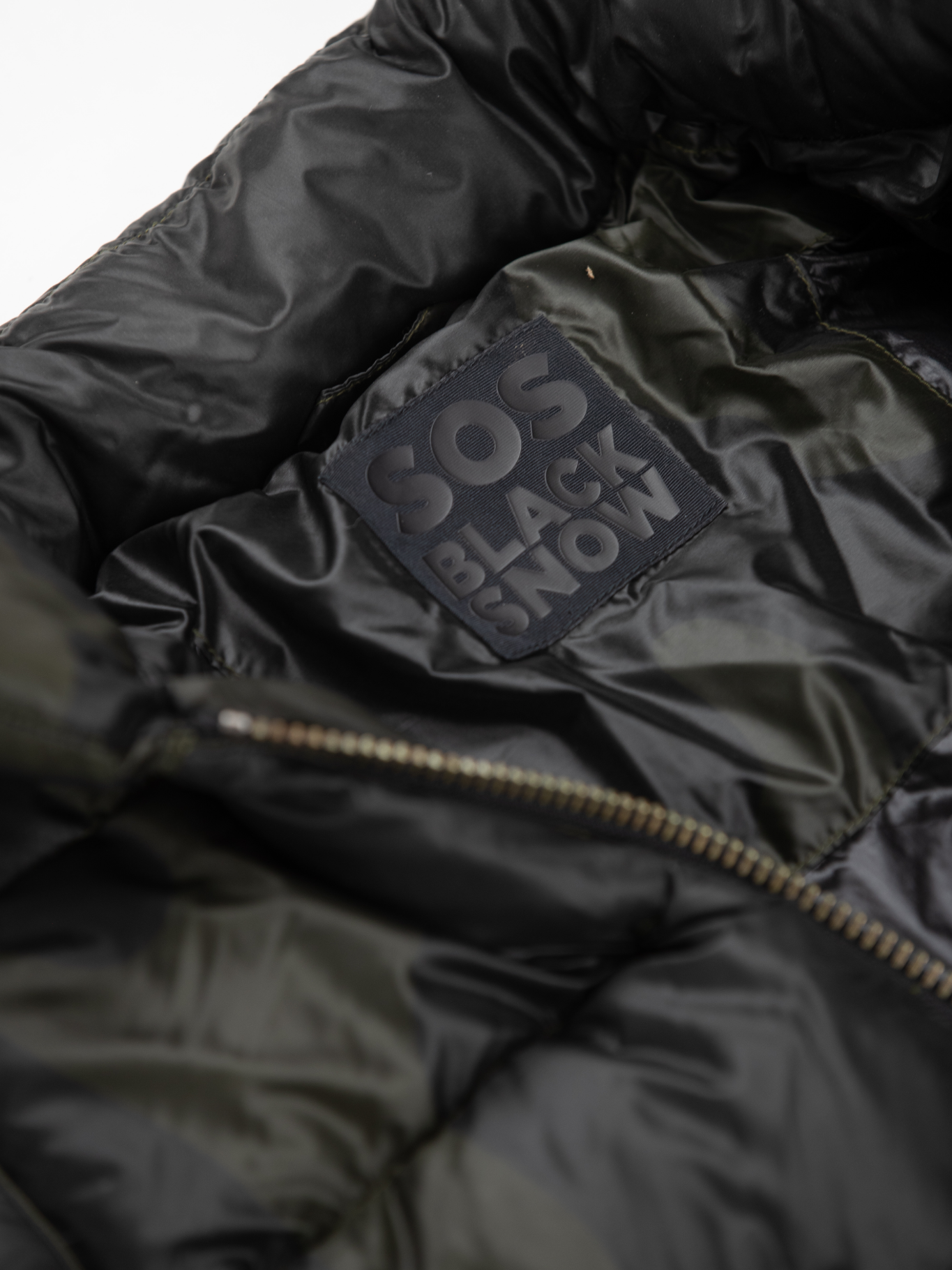 Dark Camo Puffer Jacket