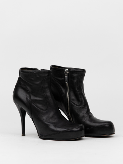 Stiletto Fastened Ankle Boots 3