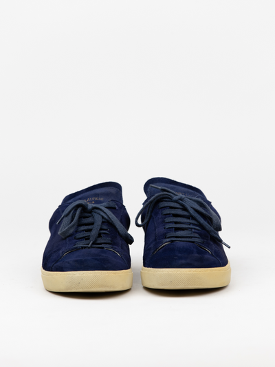 SL/01  Blue Suede Low Trainers