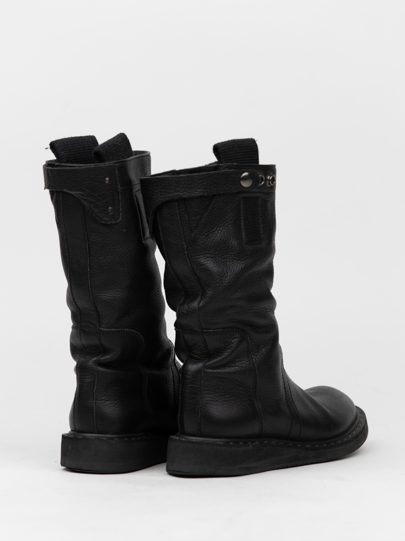 Strobe Leather Pull Boots