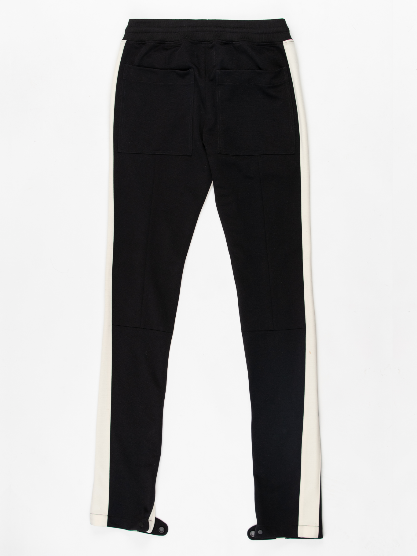 'Silk Black' Double Stripe Track Pants