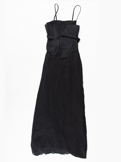 Black Vest Corset Dress