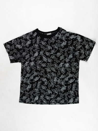 Black Atelier Logo Print T-shirt